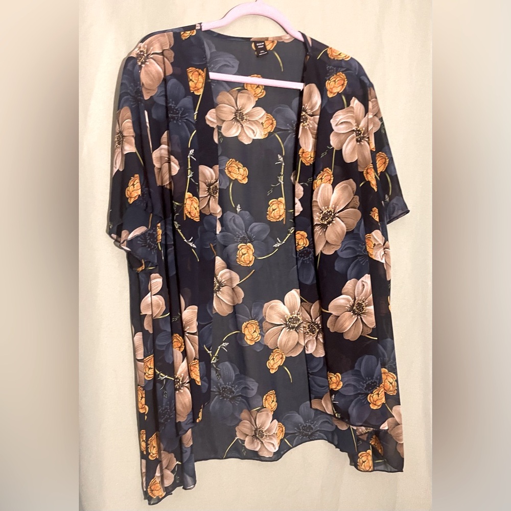 Open floral kimono - Picture 4 of 7